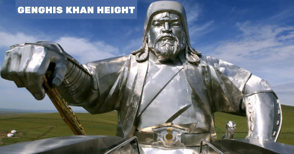 genghis khan height