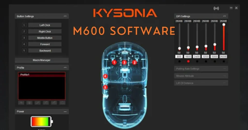 kysona m600 software
