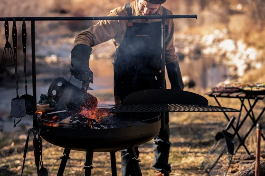 cowboy fire pit grill